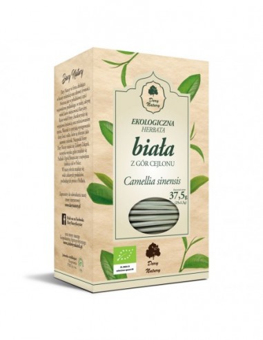 HERBATA BIAŁA CEJLOŃSKA BIO (25 x 1,5...