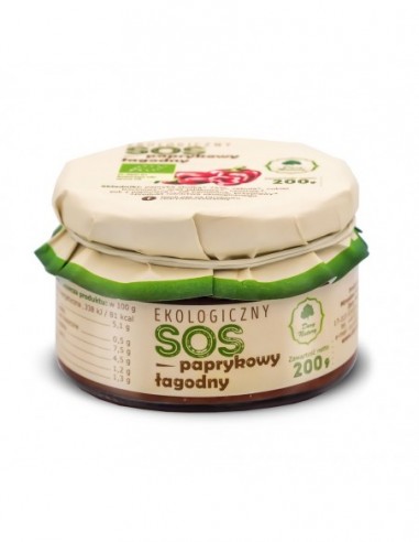 SOS PAPRYKOWY ŁAGODNY BIO 200 g -...