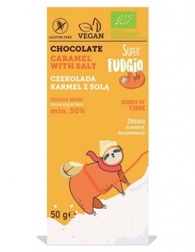 CZEKOLADA KARMEL Z SOLĄ BEZGLUTENOWA...