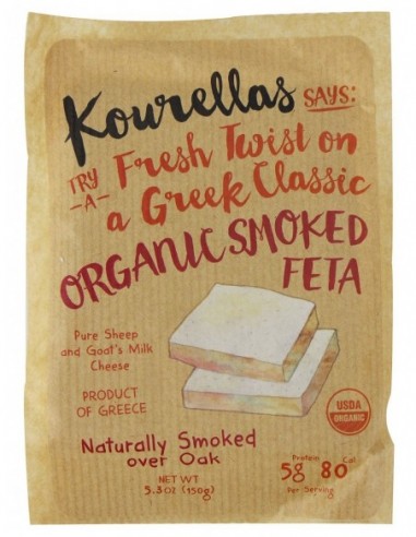 SER FETA WĘDZONY BIO 150 g - KOURELLAS