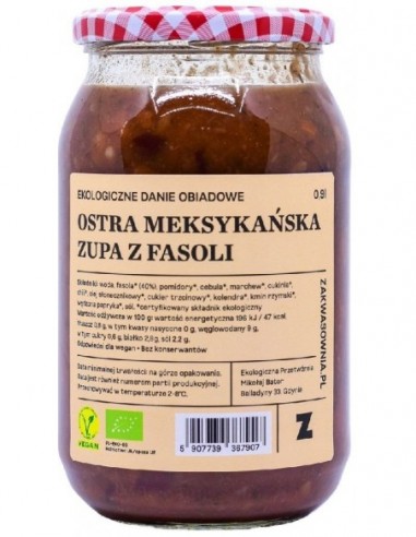 ZUPA MEKSYKAŃSKA OSTRA Z FASOLI BIO...