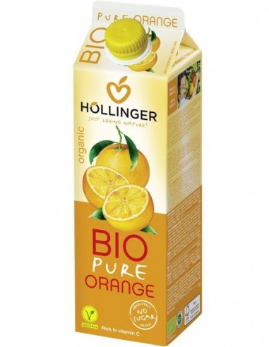 SOK POMARAŃCZOWY BIO 1 L - HOLLINGER