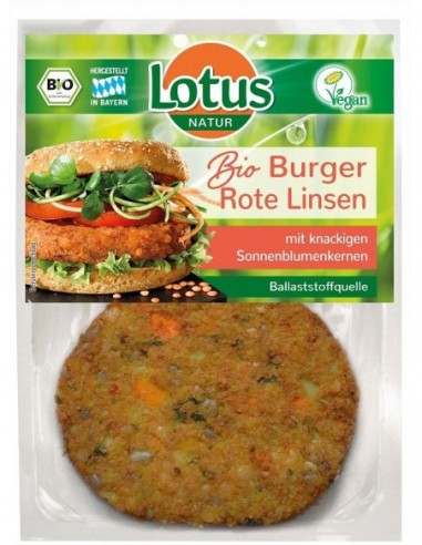 BURGERY WARZYWNE Z SOCZEWICĄ BIO 160...