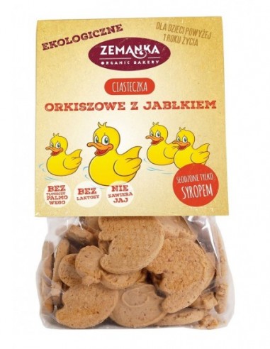 CIASTKA ORKISZOWE Z JABŁKIEM BIO 100...