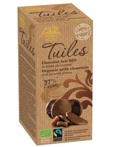 KRĄŻKI CZEKOLADY MLECZNEJ Z TOFFI BIO...