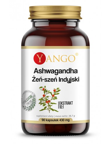 Ashwagandha - ekstrakt 10:1 - 90 kaps.