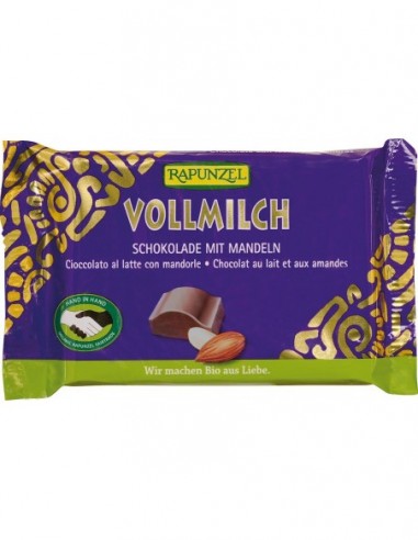 CZEKOLADA MLECZNA Z MIGDAŁAMI BIO 100...