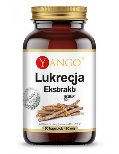 Lukrecja - ekstrakt 10:1 - 60 kaps.