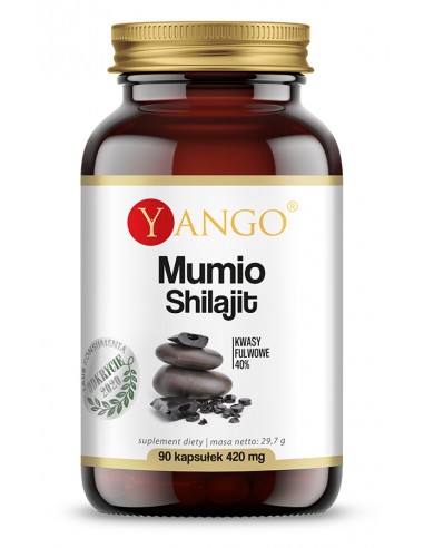 Mumio Shilajit - 40% kwasów fulwowych...