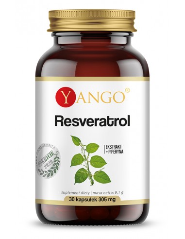 Resveratrol - ekstrakt 50% + piperyna...