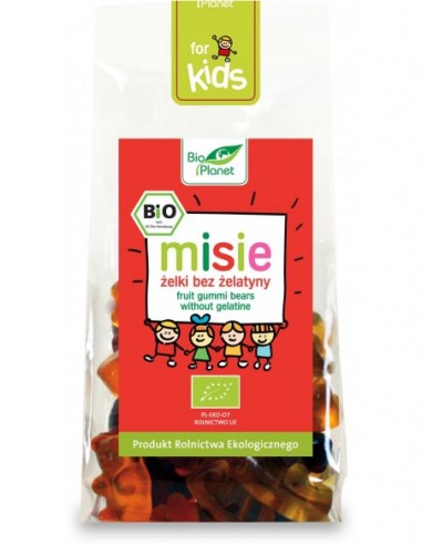 ŻELKI (MISIE) BEZ ŻELATYNY BIO 100 g...