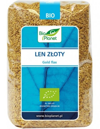 LEN ZŁOTY BIO 400 g - BIO PLANET