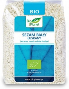 SEZAM BIAŁY ŁUSKANY BIO 250...