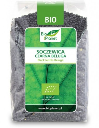 SOCZEWICA CZARNA BELUGA BIO 400 g -...