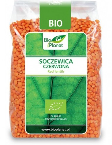 SOCZEWICA CZERWONA BIO 400 g - BIO...
