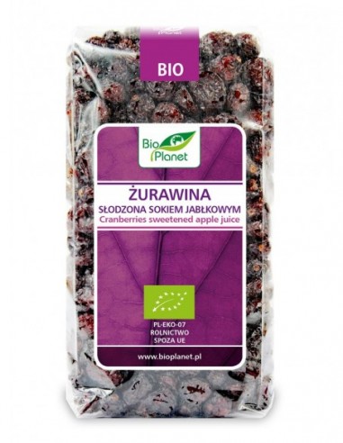 ŻURAWINA SŁODZONA SOKIEM JABŁKOWYM...