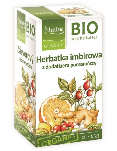 HERBATKA IMBIR - POMARAŃCZA BIO 20 x...
