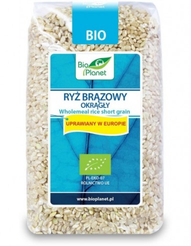 RYŻ BRĄZOWY OKRĄGŁY BIO 500 g - BIO...