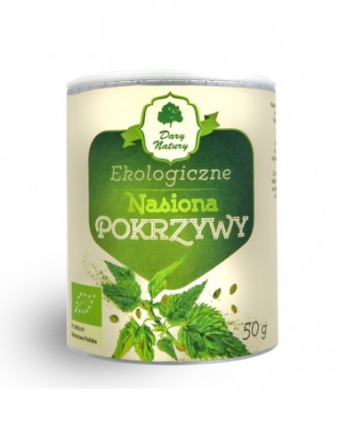 NASIONA POKRZYWY BIO 50 g - DARY NATURY