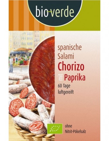 SALAMI CHORIZO Z PAPRYKĄ PLASTRY BIO...