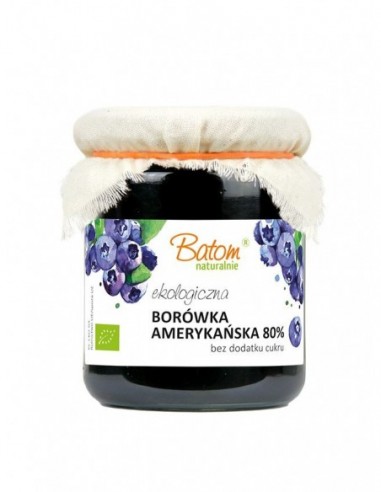 BORÓWKA AMERYKAŃSKA 80% B/C BIO 260 g...