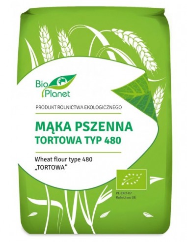 MĄKA PSZENNA TORTOWA TYP 480 BIO 1 kg...