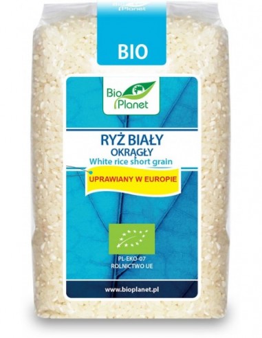 RYŻ BIAŁY OKRĄGŁY BIO 500 g - BIO PLANET